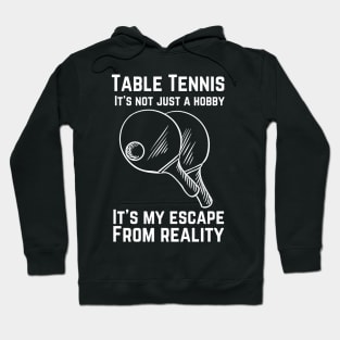 Table Tennis Ping Pong Player Lover Hoodie